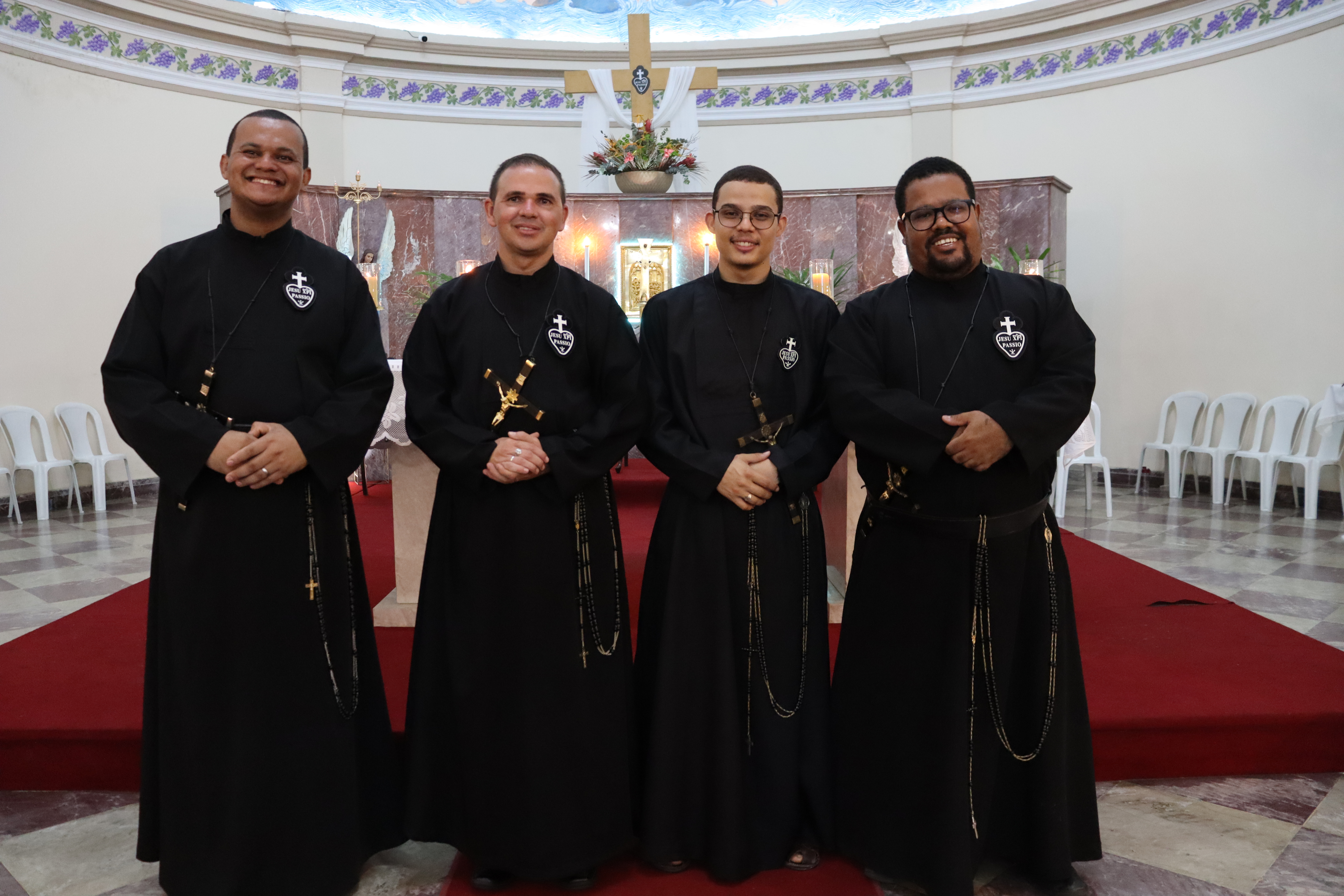 Província Getsêmani acolhe quatro jovens que professaram solenemente os votos perpétuos na Congregação Passionista